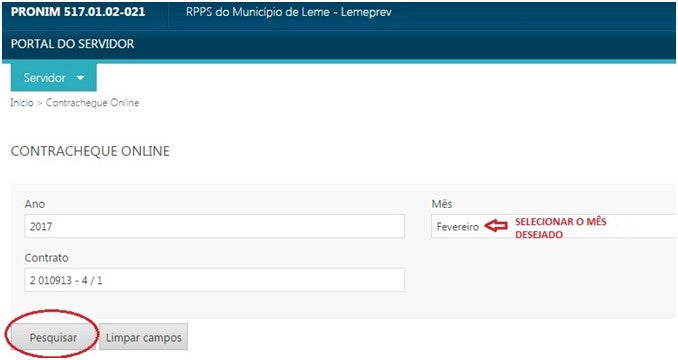 Como gerar um contracheque no portal PRONIM